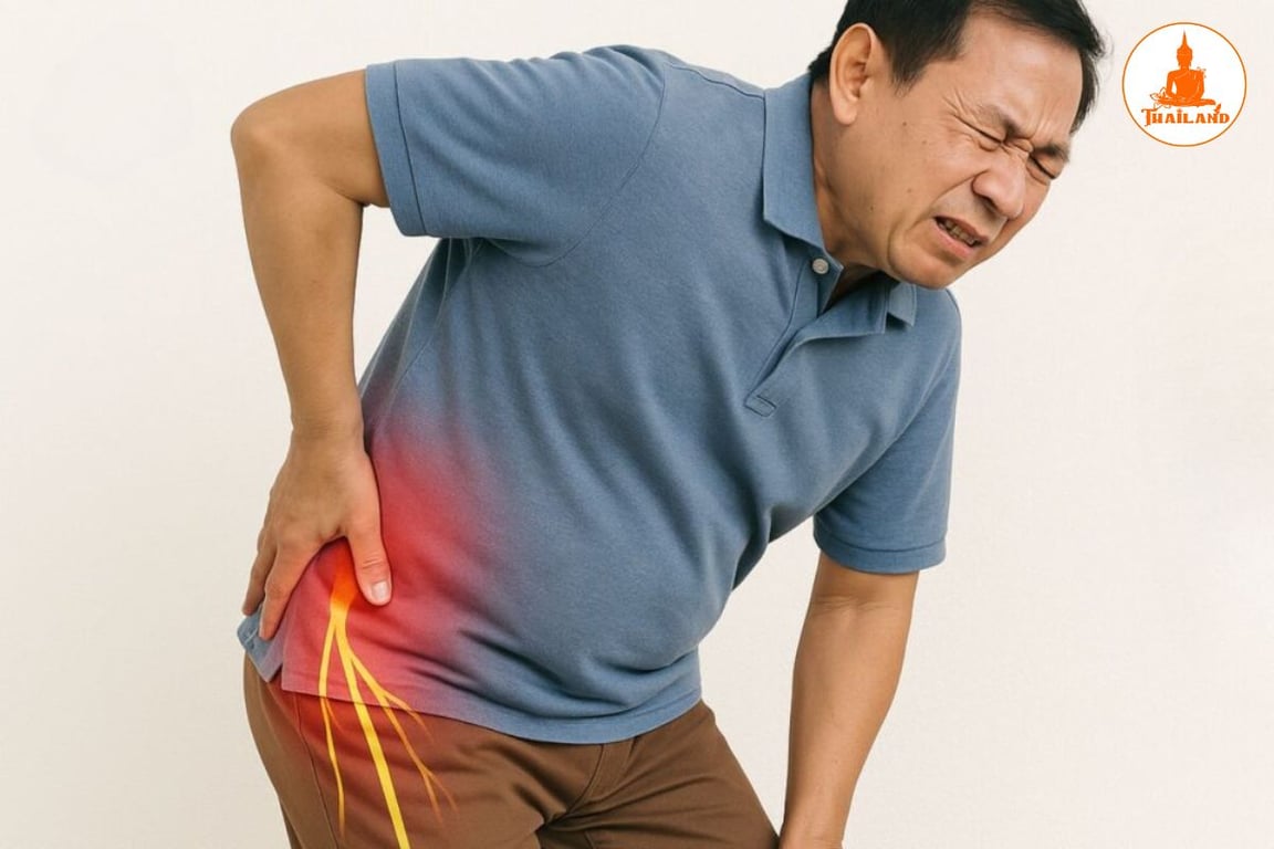 Đau thần kinh tọa tuy không đe dọa đến tính mạng nhưng nếu kéo dài có thể dẫn đến yếu liệt chi 