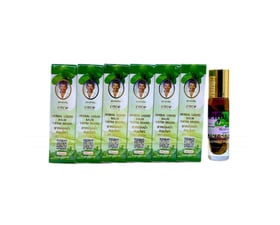 Combo 12 chai dầu lăn 16 vị thảo dược OTOP Herbal Liquid Balm Thái Lan