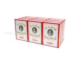 Combo 12 chai dầu gió Ông Già nước trắng Siang Pure 3cc Thái Lan