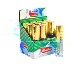 Combo 12 chai dầu lăn thảo dược Pim-Saen Balm Oil Poy-Sian Thái Lan