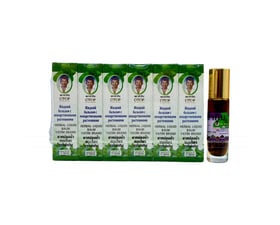 Combo 12 chai dầu lăn 13 vị thảo dược OTOP Herbal Liquid Balm Thái Lan