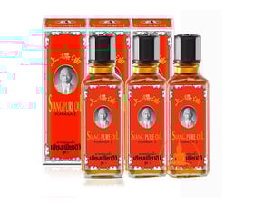 Combo 6 chai dầu gió Siang Pure I 25 cc nước vàng