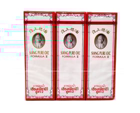 Combo 6 chai dầu gió Ông Già nước trắng Siang Pure 25cc Thái Lan