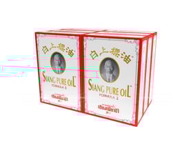 Combo 6 chai dầu gió Ông Già nước trắng Siang Pure 7cc Thái Lan