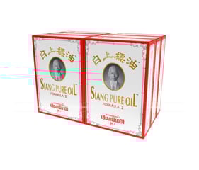 Combo 6 chai dầu gió Ông Già nước trắng Siang Pure 7cc Thái Lan