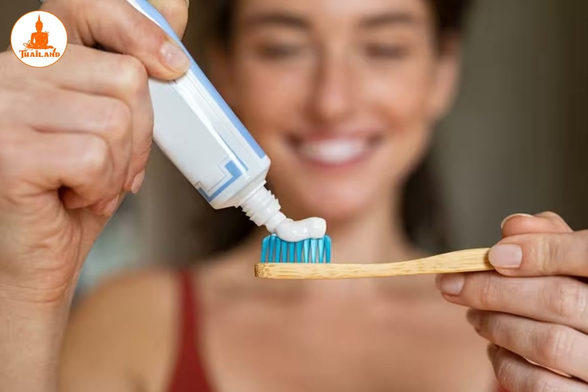 kem đánh răng Thái Lan đều có chiết xuất từ thiên nhiên, hạn chế tối đa nguy cơ gây kích ứng