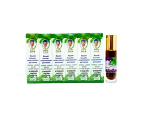 Combo 12 chai dầu lăn 13 vị thảo dược OTOP Herbal Liquid Balm Thái Lan