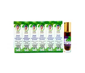Combo 12 chai dầu lăn 13 vị thảo dược OTOP Herbal Liquid Balm Thái Lan