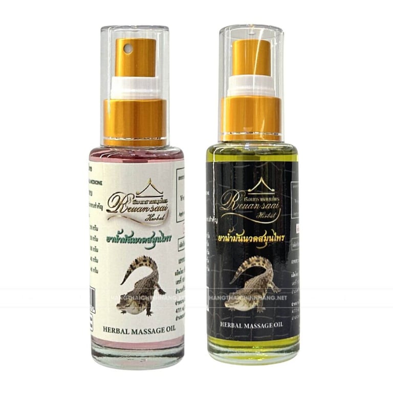Dầu cá sấu cao cấp Reuansaal Herbal 50ml