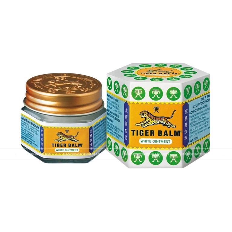 Dầu cù là con hổ trắng Tiger Balm White Ointment