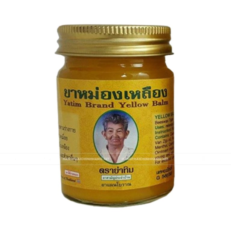 Dầu cù là vàng 22 vị thảo dược Yatim Yellow Balm