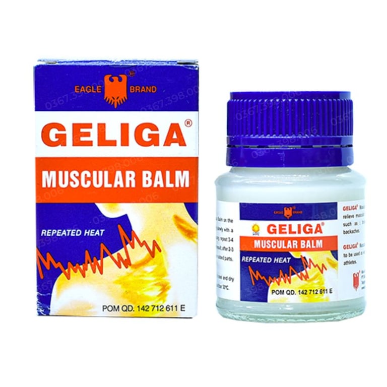 Dầu cù là lửa Geliga Muscular Balm