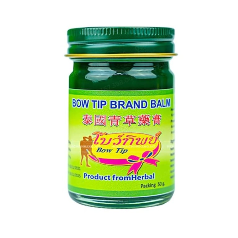Dầu cù là thảo dược Bow Tip Brand Balm xanh 50g (Dầu lạnh)