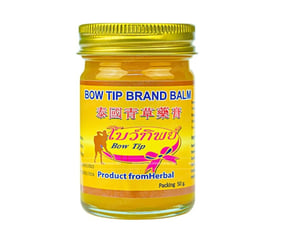 Dầu cù là thảo dược Bow Tip Brand Balm vàng Thái Lan (Dầu nóng)