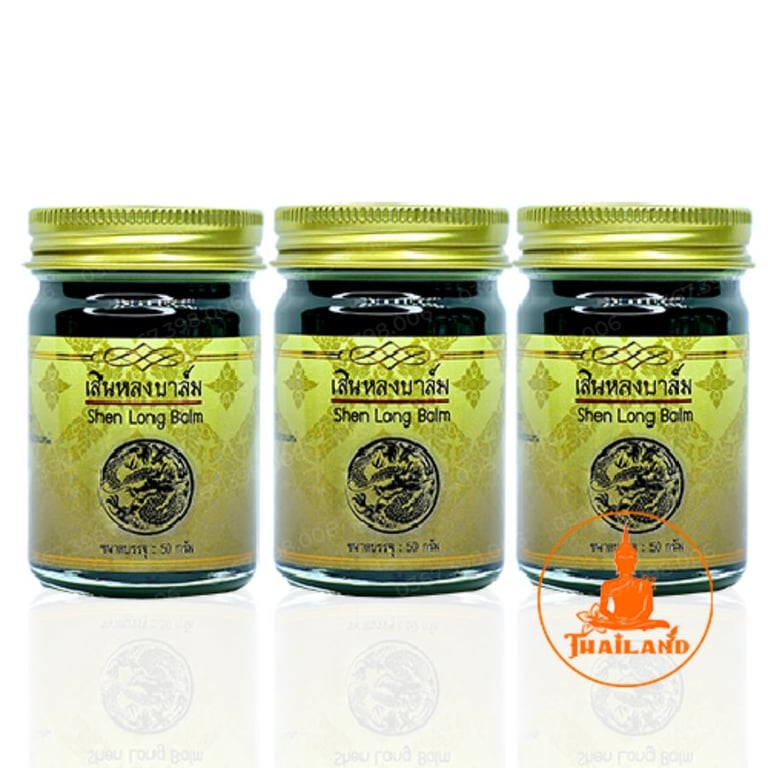 Combo 3 lọ dầu cù là thảo dược thơm Shen Long Balm