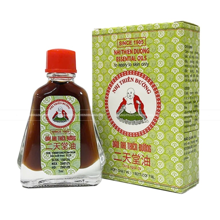 Dầu gió Nhị Thiên Đường trị sổ mũi, cảm mạo, phong hàn