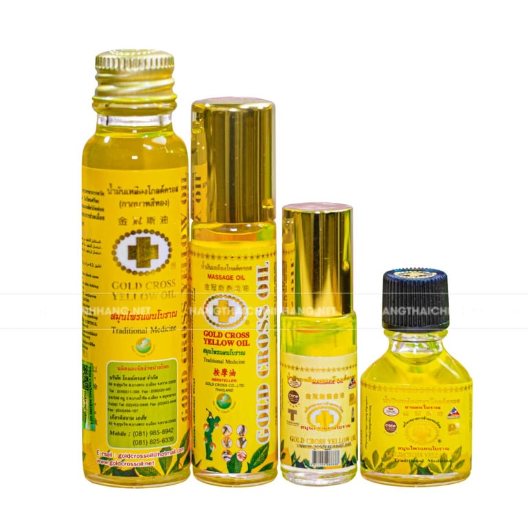 Dầu Thập Tự Vàng Gold Cross Yellow Oil Thái Lan