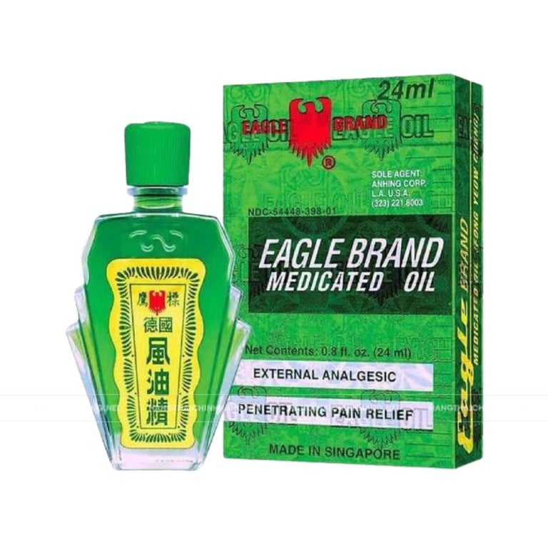 Dầu gió xanh con ó Eagle Brand Medicated Oil