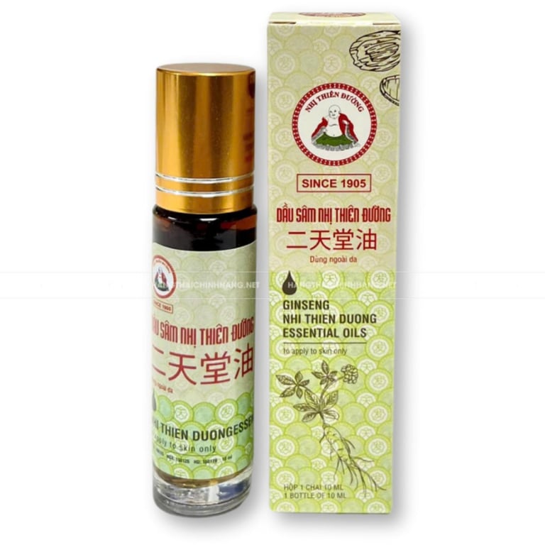 Dầu lăn Nhị Thiên Đường: Giảm cảm, đau đầu, say xe hiệu quả