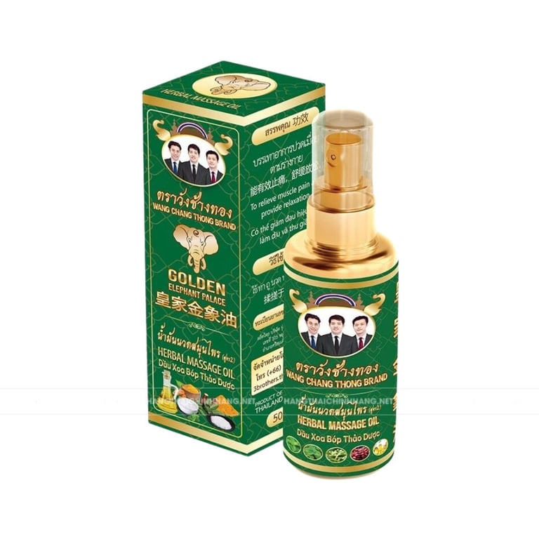 Dầu xoa bóp thảo dược Golden Elephant Palace 50ml