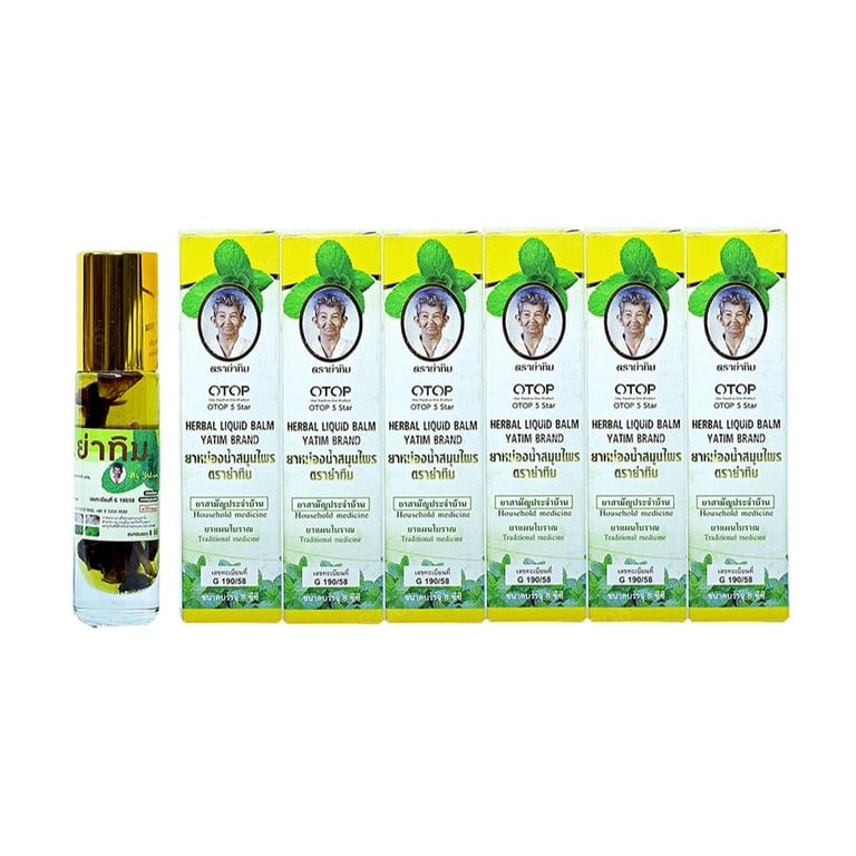 Combo 12 chai dầu thảo dược 25 vị Thái Lan