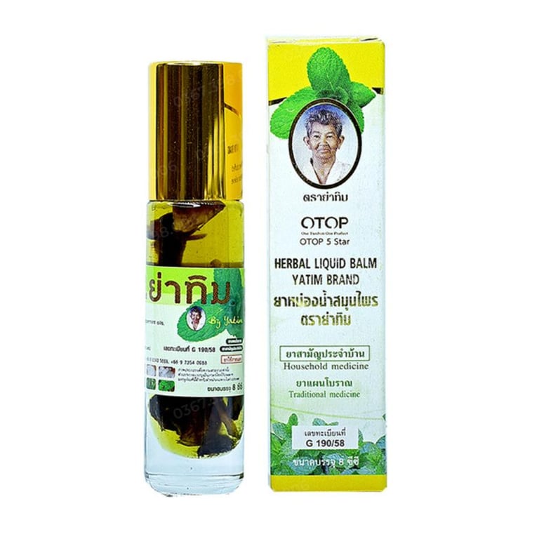 Dầu gió thảo dược 18 vị Thái Lan (Mẫu mới 26 vị)