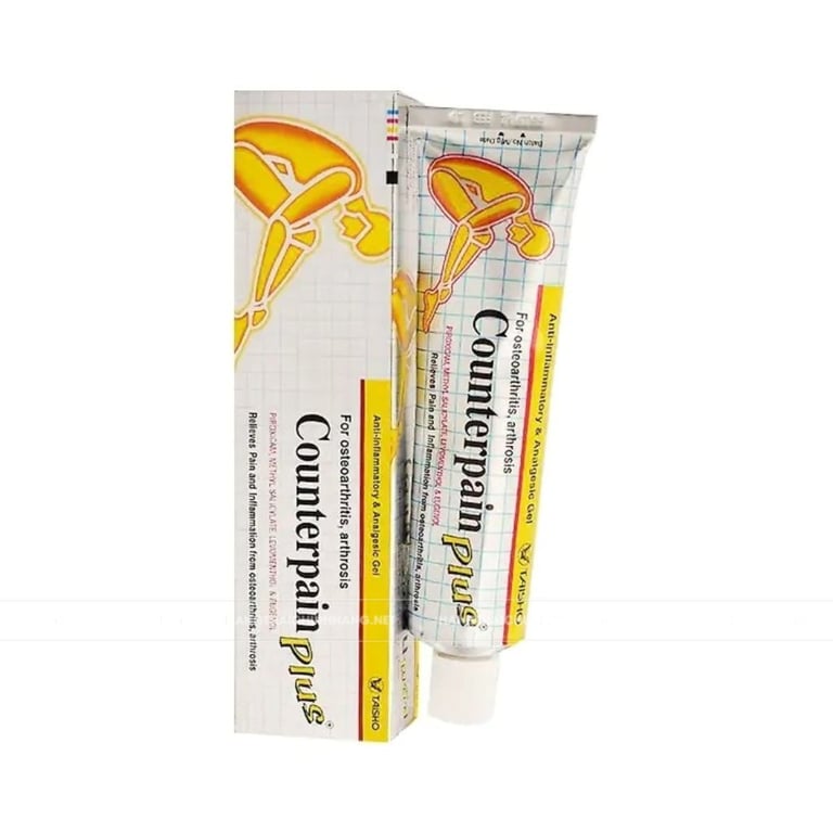 Dầu xoa bóp giảm đau Counterpain Plus Thái Lan màu vàng