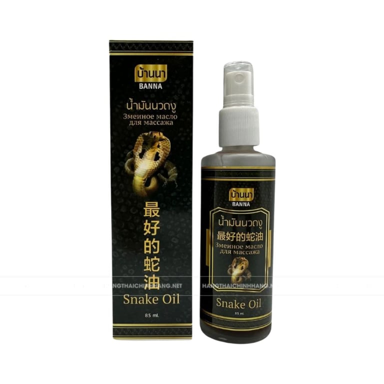 Dầu xịt rắn xoa bóp Banna Snake Oil Thái Lan