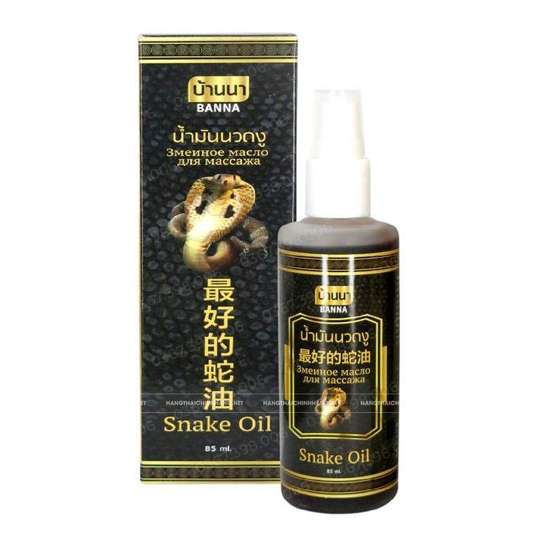 Dầu xịt rắn Banna trị đau nhức xương khớp 85ml