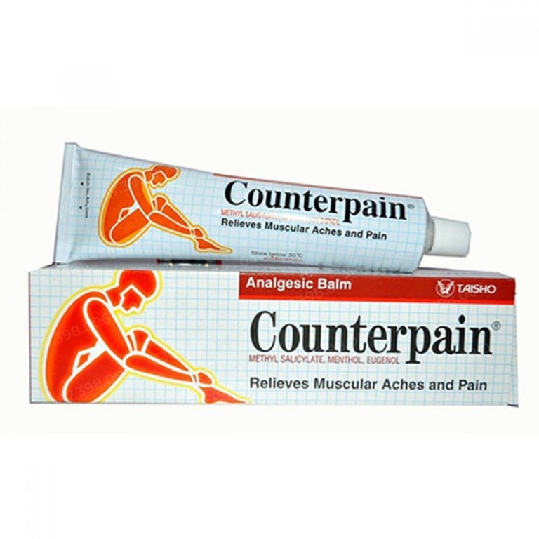 Dầu xoa bóp nóng Counterpain đỏ Thái Lan