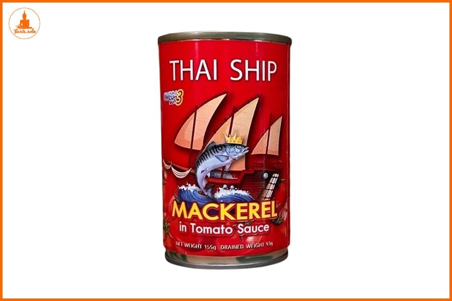 Cá mòi Mackerel Thai Ship là sản phẩm cá mòi đóng hộp cao cấp, nhập khẩu trực tiếp từ Thái Lan