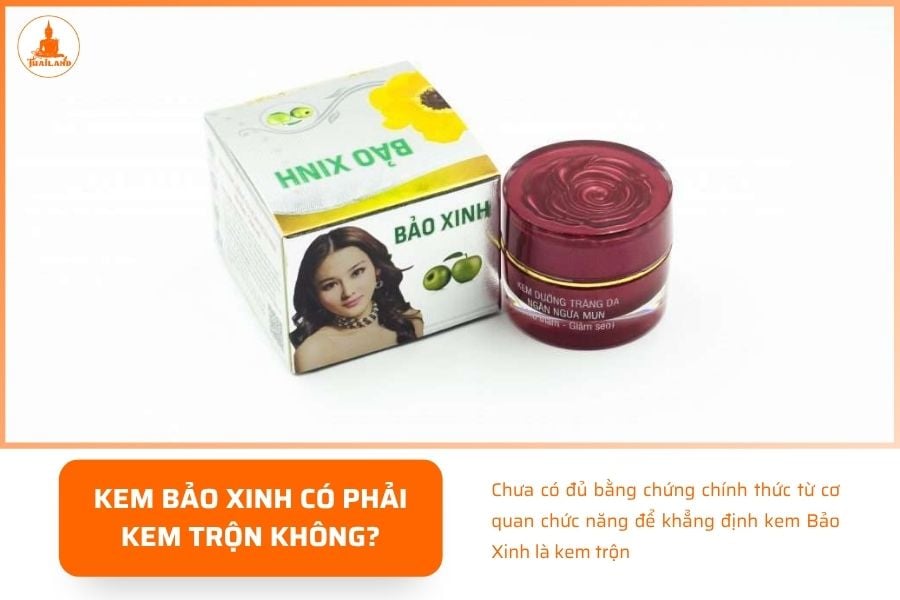 chưa có đủ bằng chứng chính thức từ cơ quan chức năng để khẳng định kem Bảo Xinh là kem trộn