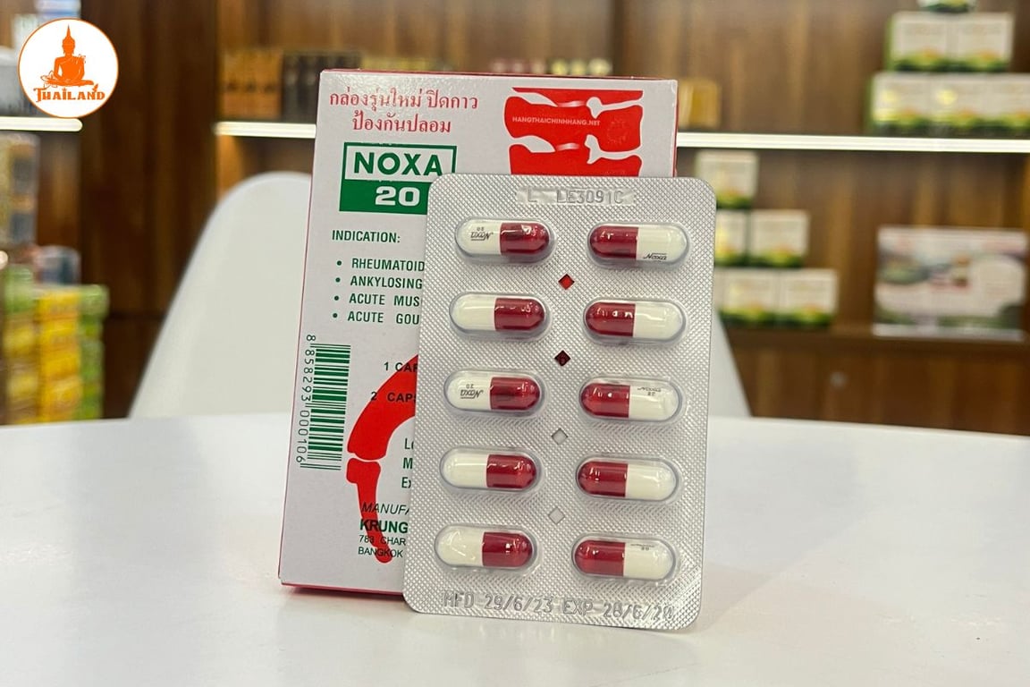 Noxa 20 là thuốc kháng viêm không steroid (NSAID), được sử dụng phổ biến trong điều trị các bệnh lý liên quan đến xương khớp và cột sống
