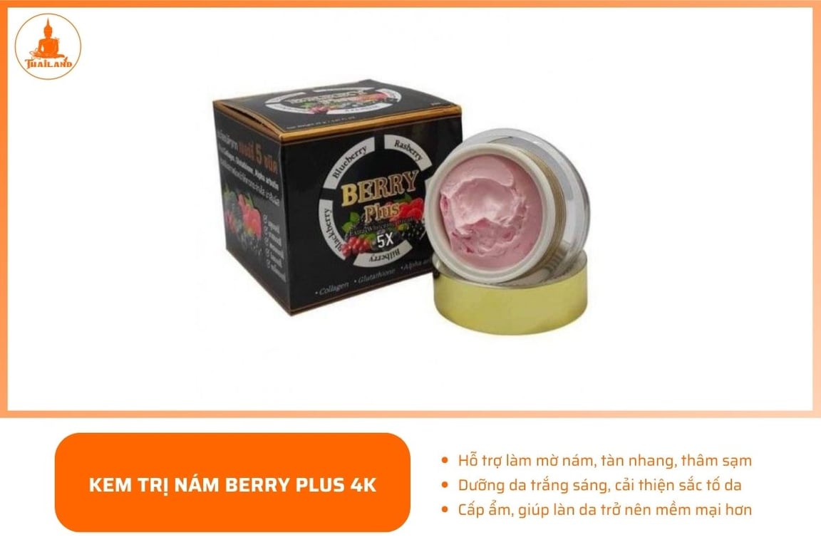 Kem trị nám Berry Plus Thái Lan 4K