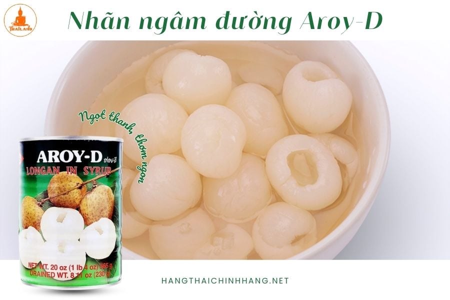 Sử dụng nhãn ngâm để làm nguyên liệu cho các món tráng miệng
