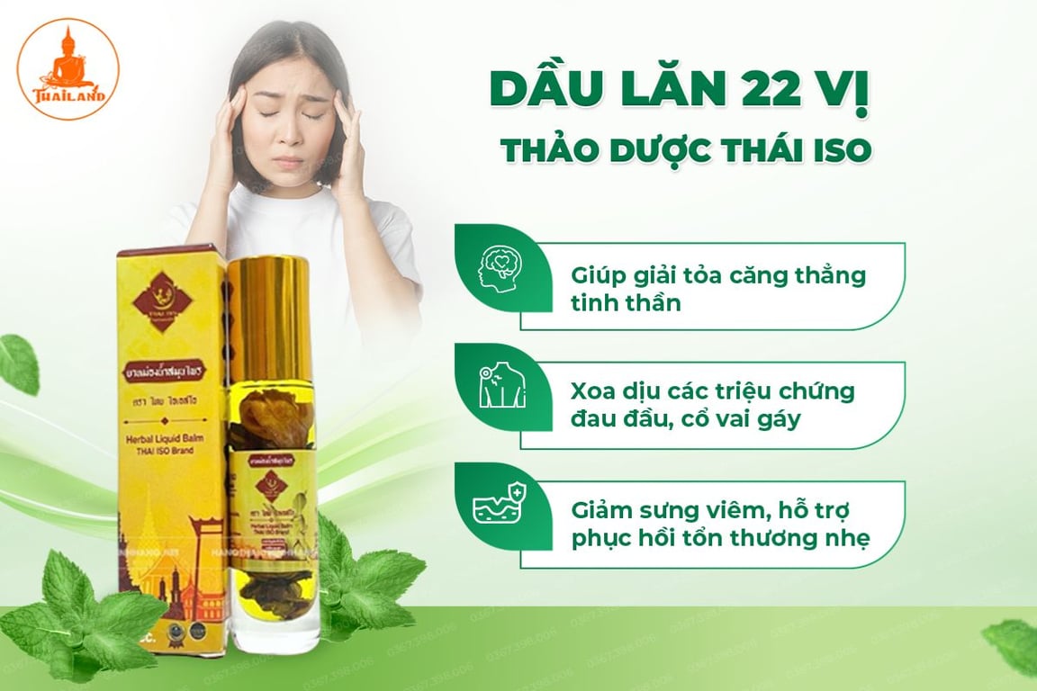 Dầu giúp giảm nhanh triệu chứng cảm lạnh, nhức đầu