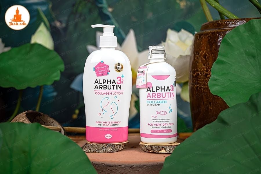 Thành phần sữa dưỡng thể trắng da Alpha Arbutin