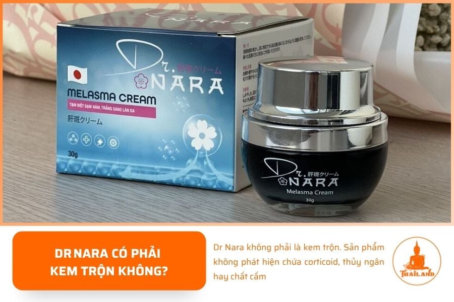 Dr Nara được giới thiệu là có công dụng giảm nám, dưỡng trắng và phục hồi da