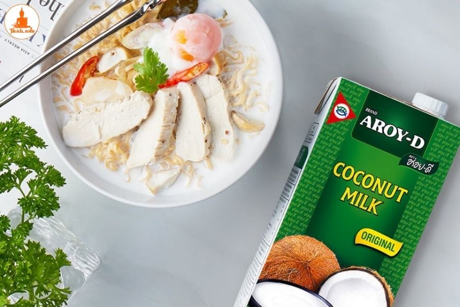 Nước cốt dừa Aroy-D được yêu thích bởi hương vị thơm ngon, béo ngậy