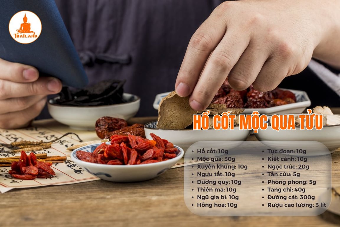 Toa hổ cốt mộc qua tửu