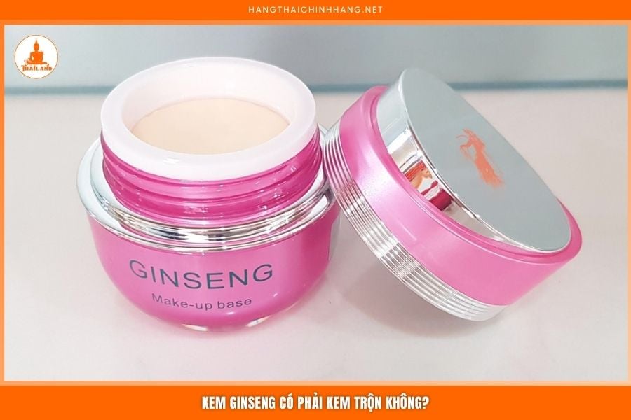 Kem Ginseng không phải là kem trộn