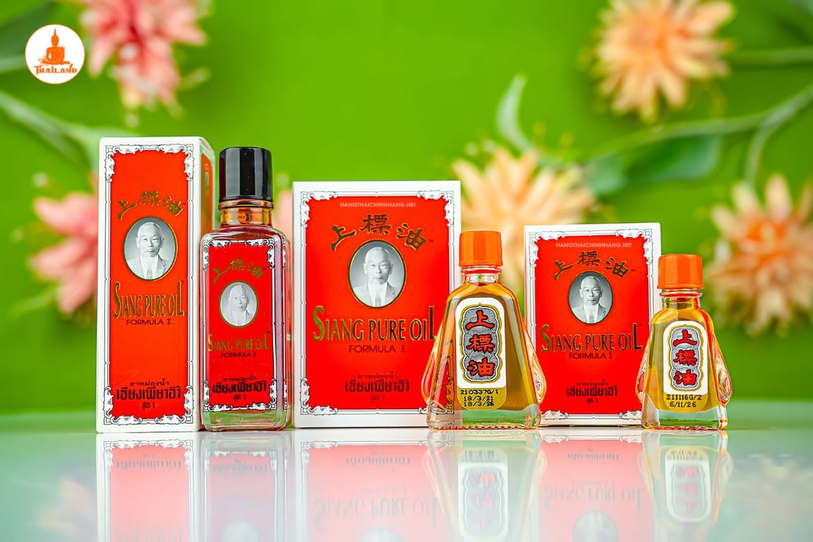 Công dụng dầu gió Siang Pure Oil