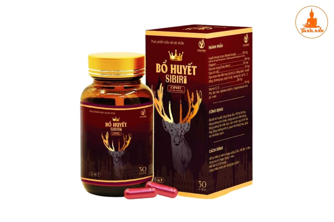 Thuốc bổ khí huyết cho phụ nữ King Blood Sibiri