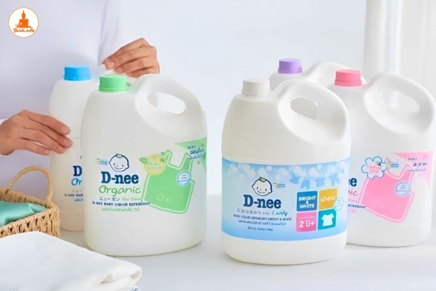 Nước giặt và xả Dnee có thể sử dụng cho cả giặt tay và giặt máy