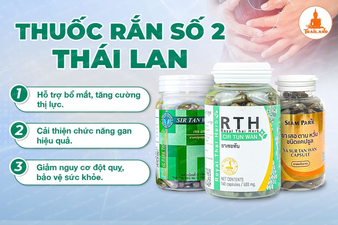 Thuốc rắn Thái Lan số 2 có tốt không?