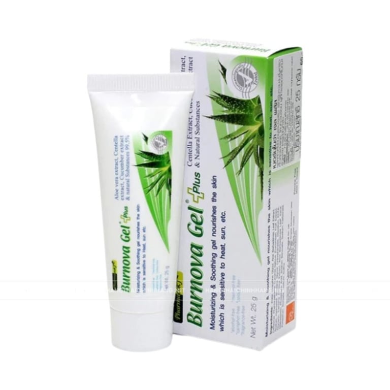 Kem trị bỏng và tái tạo da sau tổn thương Burnova Gel Plus