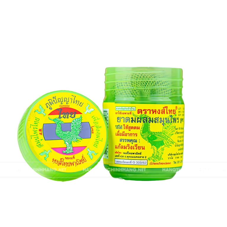Hũ hít Hong Thai Balm Thái Lan trị viêm xoang, giúp thông mũi