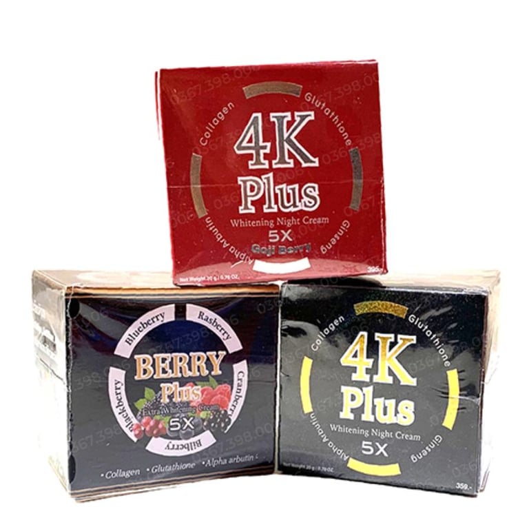 Kem 4k Thái Lan Chính Hãng (Trắng da, trị mụn, trị nám)