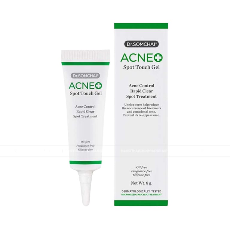 Kem chấm mụn Dr Somchai Acne Spot Touch Gel 4g Thái Lan