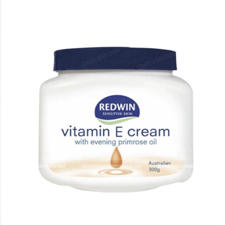 Kem dưỡng da mềm mịn Redwin Vitamin E Cream 300g